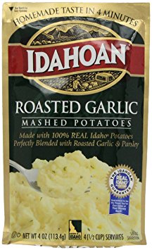 Idahoan Mashed Potatoes, Roasted Garlic , 4 Oz