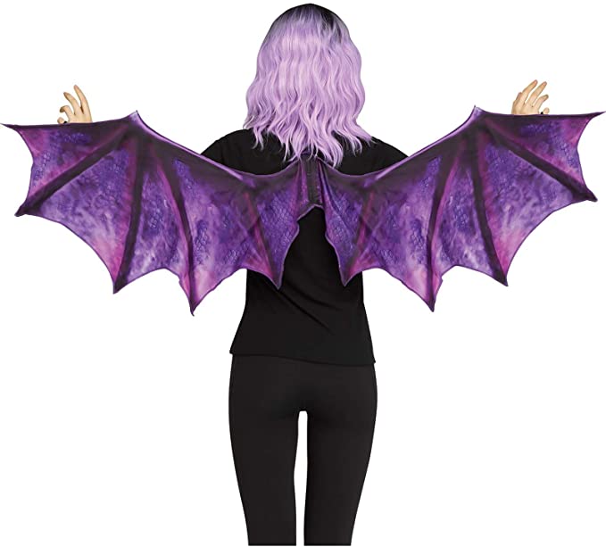 Fun World Dragon Wings Adult Costume Accessory Purple