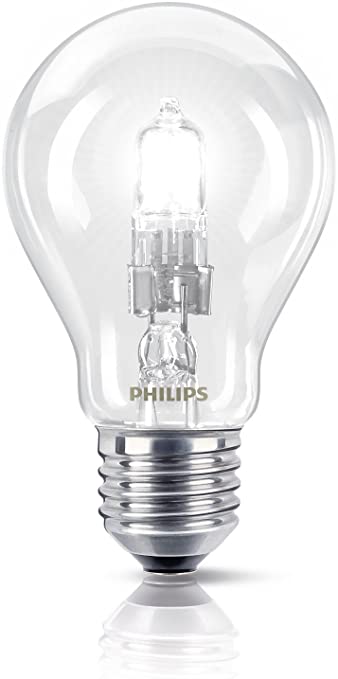 x6 28w GLS A55 E27 ES Dimmable Halogen Energy Saver 28w = 35w Light Bulbs 220-240v -PHILIPS ECOCLASIC 30