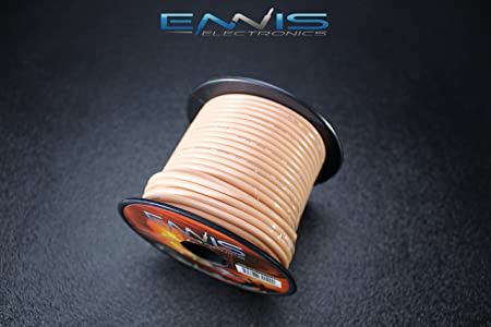14 GAUGE WIRE PINK BY ENNIS ELECTRONICS 100 FT SPOOL PRIMARY AUTOMOTIVE AWG COPPER CLAD