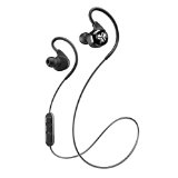 JLab Epic Bluetooth 40 Wireless Sports Earbuds with 10 Hour Battery and IPX4 Waterproof Rating Black
