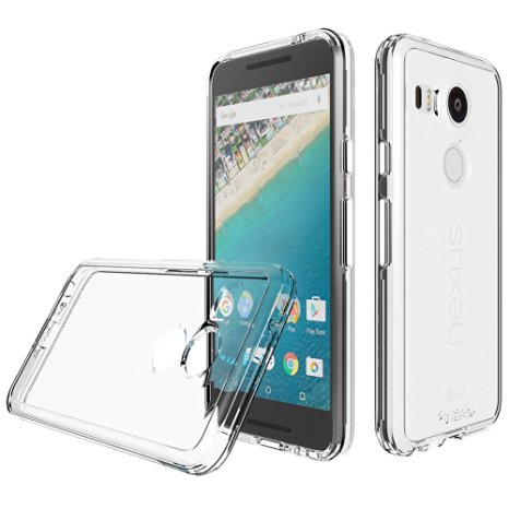 LG Nexus 5X case, Google nexus 5x, Toiko® [Invisible-Guard].A semi-transparent,protective case made of two layers perfect fit for LG NEXUS 5x, LG H790,h791 Google 2015 mobile phone case (Clear)