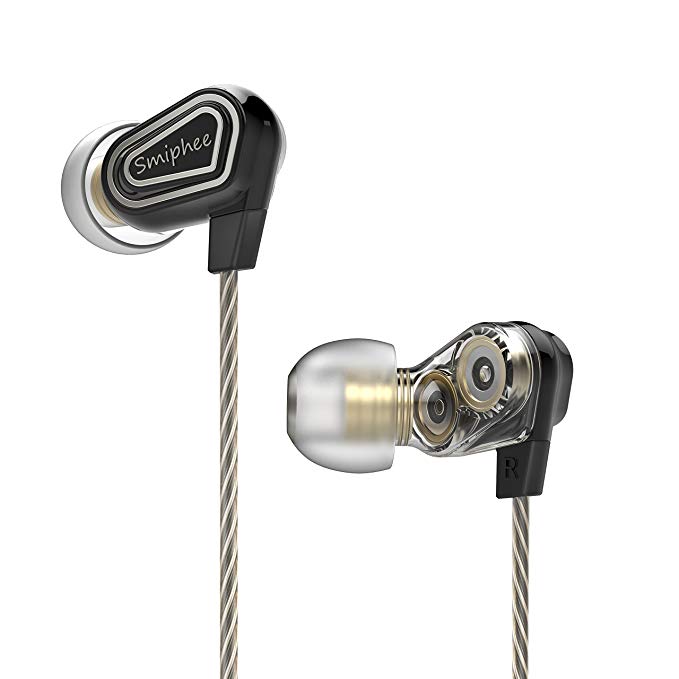 In Ear Headphones, Smiphee Super Bass Noise Isolation Wired Earbuds|Earphones with Microphone and Remote