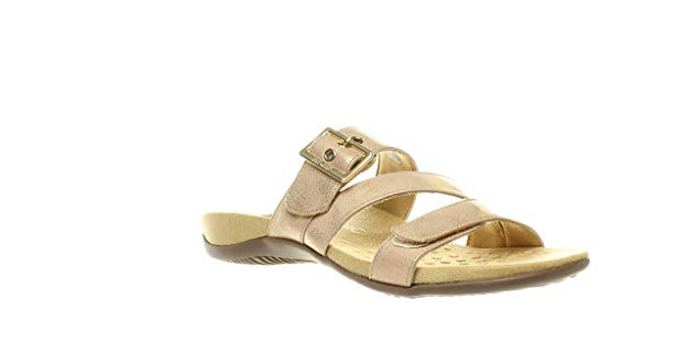 Vionic Women's Rest Skylar Slide Sandal- Adjustable Walking Sandals with Concealed Orthotic Arch Support