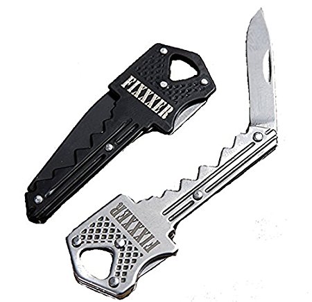 Fixxxer Key Knife - Concealed Knife for Key-chain or Pocket With Safety Locking Feature