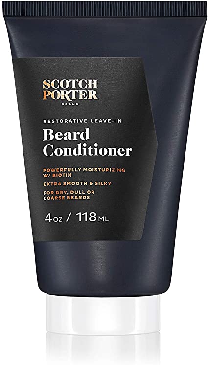 Scotch Porter Restorative Leave-In Beard Conditioner — Deeply Conditions, Softens & Shines (4 oz)
