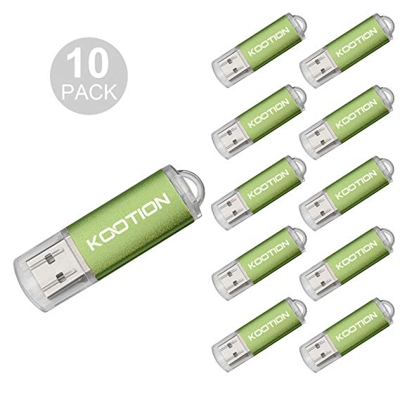 KOOTION 8gb Bulk USB Flash Drive 10PCS Pen Drive Thumb Drive Memory Stick 10 Pack