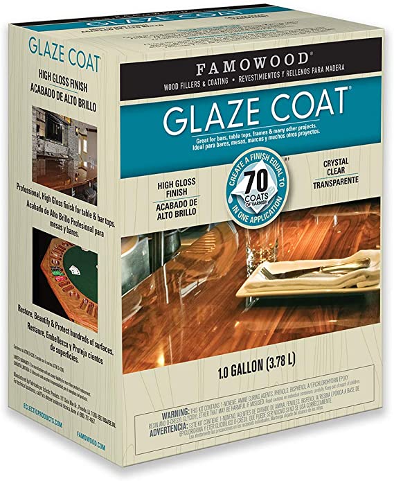 FamoWood 5050110 Glaze Coat Kit - Gallon Clear