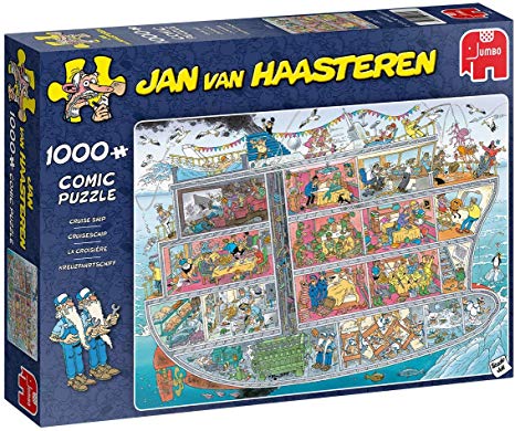 Jumbo 20021 Jan van Haasteren - Cruise Ship 1000 piece Jigsaw Puzzle