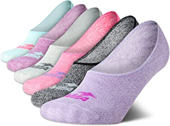 Avia Women's Cushioned No Show Liner Socks (6 Pack)