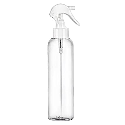 MoYo Natural Labs 8 oz Spray Bottle, Trigger Sprayer Empty Travel Containers, BPA Free PET Plastic for Essential Oils and Liquids/Cosmetics (1 pack, Clear)