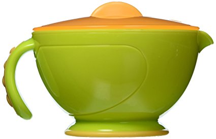 Nuby Garden Fresh Steam 'N' Mash Baby Food Prep Bowl and Food Masher Green/Orange