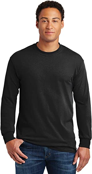 Gildan Heavy Cotton 100% Cotton Long Sleeve T-Shirt.