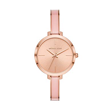 Michael Kors Women's Jaryn Quartz Watch with Stainless-Steel-Plated Strap, Rose Gold/Multi, 8