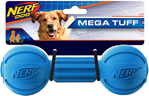 Nerf Dog Barbell Chew Toy