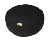Zafu Yoga Meditation Cushion Cotton or Hemp Organic Buckwheat Fill - 2 SIZES VARIETY OF COLORS - Made In USA by Bean Products