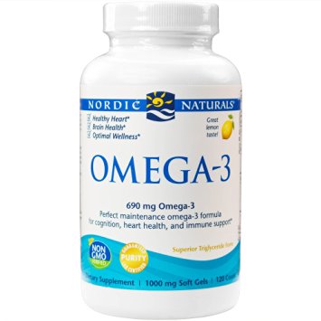 Nordic Naturals - Omega-3, Cognition, Heart Health, and Immune Support, 120 Soft Gels