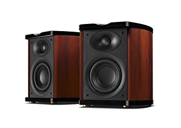 Swan Speakers - M100MKII - Powered 2.0 Wireless Bluetooth Bookshelf Speakers - Wooden Cabinet - Clear Treble - Excellent Heat Dissipation