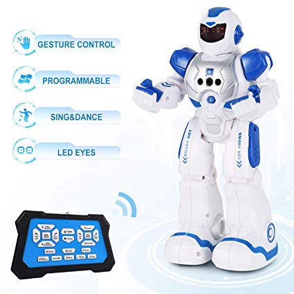 SGILE Robot Toy, RC Gesture Sensing Programmable Intelligent Robot with Infrared Controller for Kids