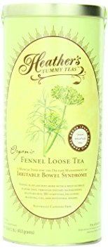 Heather's Tummy Teas Organic Fennel Loose Tea CAN (16 oz) for IBS