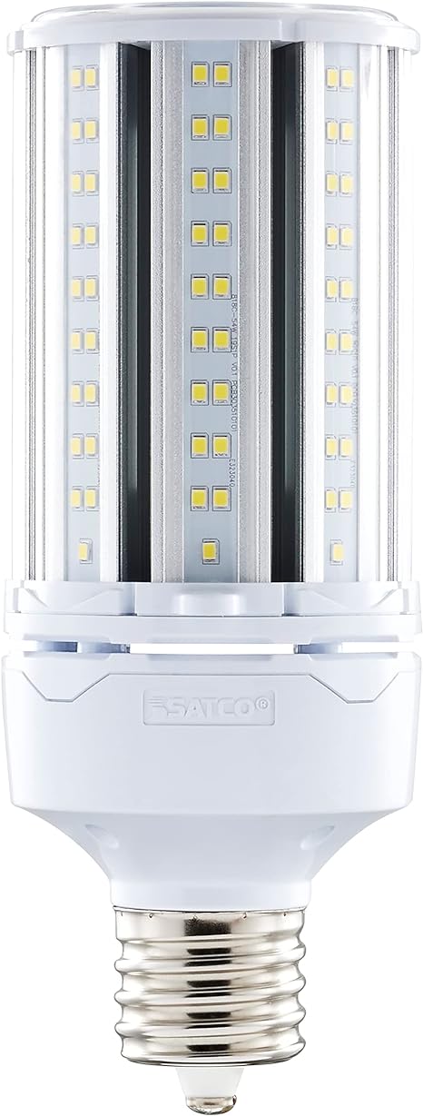 Satco S49394 Hi-Pro High Lumen LED Corncob Light Bulb, HID Replacement, 54 Watts, White