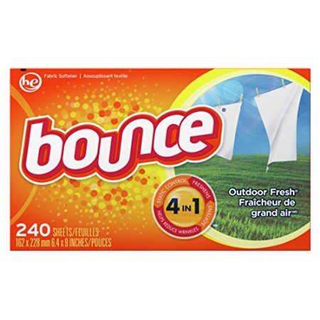Bounce Outdoor Fresh Dryer Sheets and Fabric Softener, 240 Count