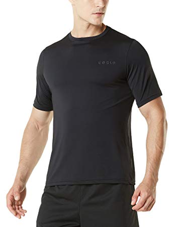 Tesla Men's HyperDri Short Sleeve T-Shirt Athletic Cool Running Top MTS04/MTS03