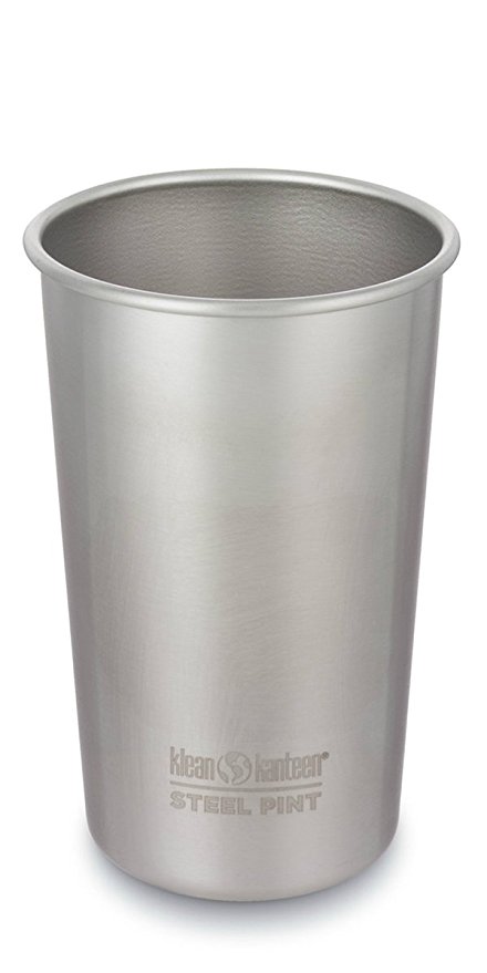 Klean Kanteen Single Wall Stainless Steel Cups, Pint Glasses in 10oz/16oz/20oz