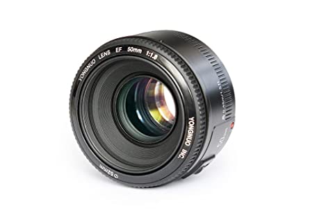 Yongnuo_ YN50 mm F1.8 Lens Large Aperture Auto Focus Lens for Canon EF Mount EOS Cameras