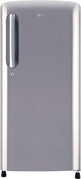 LG 190 L 4 Star Direct Cool Single Door Refrigerator(GL-B201APZY, Shiny Steel, Inverter Compressor)