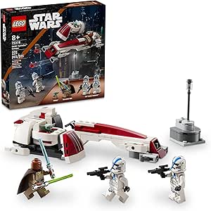 LEGO Star Wars BARC Speeder Escape, Mandalorian Toy Building Set for Kids, May The 4th Be with You Decoration with Kelleran Beq and Grogu, Star Wars Toy for Boys, Girls and Fans Ages 8 and Up, 75378