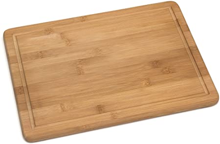 Lipper International 8818 Bamboo Kitchen Cutting and Serving Board with Non-Slip Cork Backing, Large, 15-3/4" x 11-3/4" x 5/8"