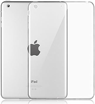 iPad Mini Clear Case, iCoverCase Ultra-thin Silicone Back Cover Clear Plain Soft TPU Gel Rubber Skin Case Protector Shell for Apple iPad Mini 1/2/3/