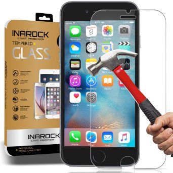 Lifetime Warranty iPhone 6 Plus  6S Plus Glass Screen Protector  InaRock 026mm 9H Tempered Glass Screen Protector for iPhone 6 Plus  6S Plus 55 3D Touch Compatible  Most Durable Easy-Install Wings Rounded Edge