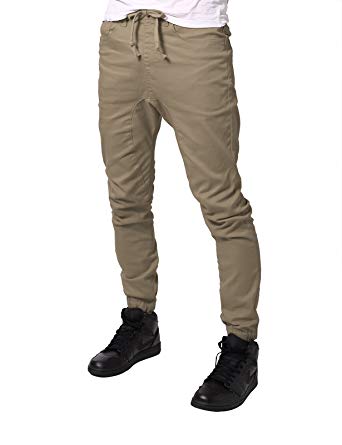 JD Apparel Men's Harem Twill Joggers Pants