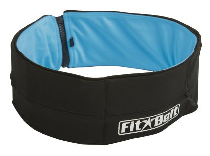 FitBelt - Premium Running Belt / Running Waist Packs with zipper 2-IN-1 colors flipbelt, unisex, fit iPhone 6 / 6 Plus & Android Smartphones - Great for Gym, Biking, Hiking, Travel   Bonus Gifts - Running Guide & Motivational bracelet