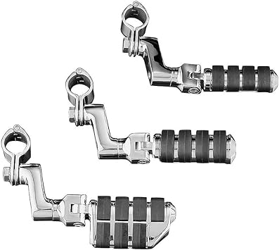 Kuryakyn 7999 ISO Large Highway Pegs with Offset Mounts and 1-1/4" Magnum Quick Clamps