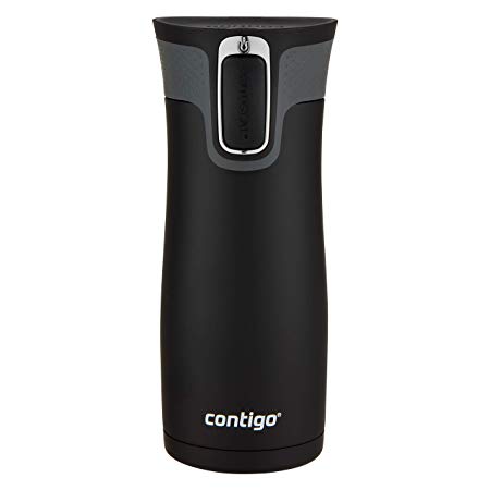 Contigo West Loop Autoseal Travel, Stainless Steel Thermal, Vacuum Flask, Leakproof Tumbler, Coffee Mug with BPA Free Easy-Clean Lid