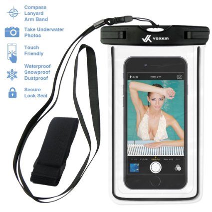 Voxkin Waterproof Armband Lanyard Case for All Smartphones