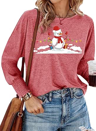 Dokotoo Long Sleeve Tops 2024 Batwing Sleeve Oversized Fashion T Shirts for Women Crewneck Casual Loose Shirts Basic Tee