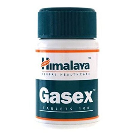 Himalaya Gasex Gas Relief 100 Tablets (Pack Of 2)