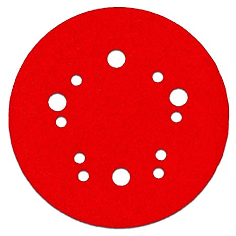 Diablo DCD050080H15G 5 in. 80-Grit Universal Hole Random Orbital Sanding Disc (15-Pack)