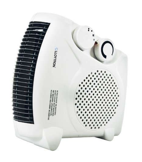 Lloytron F2003WH British Standard BEAB Approved 2000 W Fan Heater - Two Heat Settings and Cool Blow