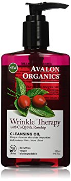 Avalon Organics Wrinkle Therapy Cleansing Oil, 8 Fluid Ounce