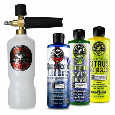 Chemical Guys EQP_313 TORQ Professional Foam Cannon and Soap Kit (4 Items)