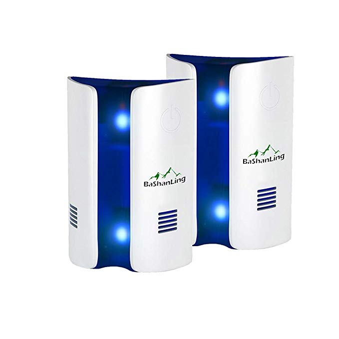 Ultrasonic Pest Repeller- Pest Control Ultrasonic Repellent - Pest defender - pest repeller plug in-mosquito insect killer - Get Rid of Mosquitos, Insects, Rats, Ants, Roaches, Fruit Flies-Size:2-pack