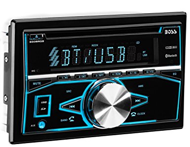 Boss Audio Systems 850BRGB Boss Audio Bluetooth Double Din MP3 CD Am/FM Receiver