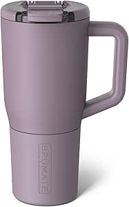 BrüMate Müv - 25oz 100% Leak Proof Insulated Coffee Mug with Handle & Lid - Stainless Steel Coffee Travel Mug - Double Walled Coffee Cup (Lilac Dusk)