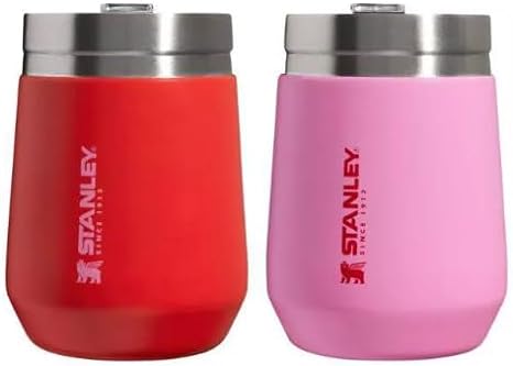 Stanley 2pk 10 oz Stainless Steel Everyday Go Tumblers (Target Red/Cotton Candy)