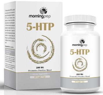 5-HTP Supplement 60 count 200mg Per Caps with added Vitamin B6 By Morning Pep, 5 HTP Is A Natural Appetite Suppressant That Helps Improve Your Overall Mood Relaxation And A Restful Sleep